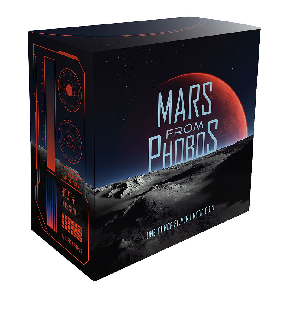 Miniaturbild: 2024 Niue Mars from Phobos 1 oz Silver Coin
