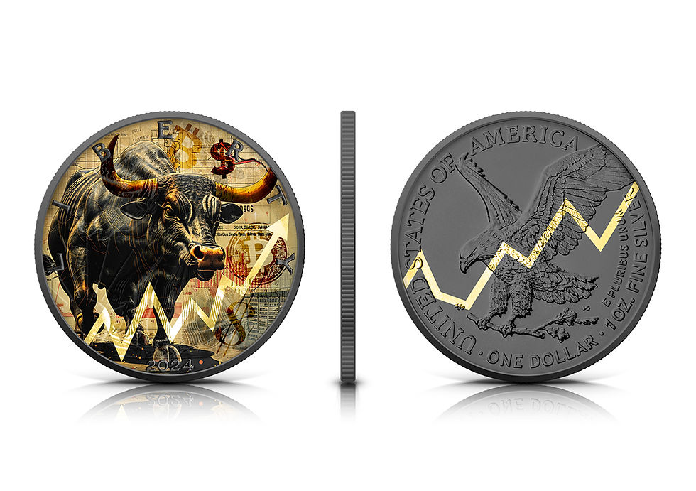 Miniatura: American Eagle Hossa Edition 1 Oz .999 Silver Coin 1$ USA 2024