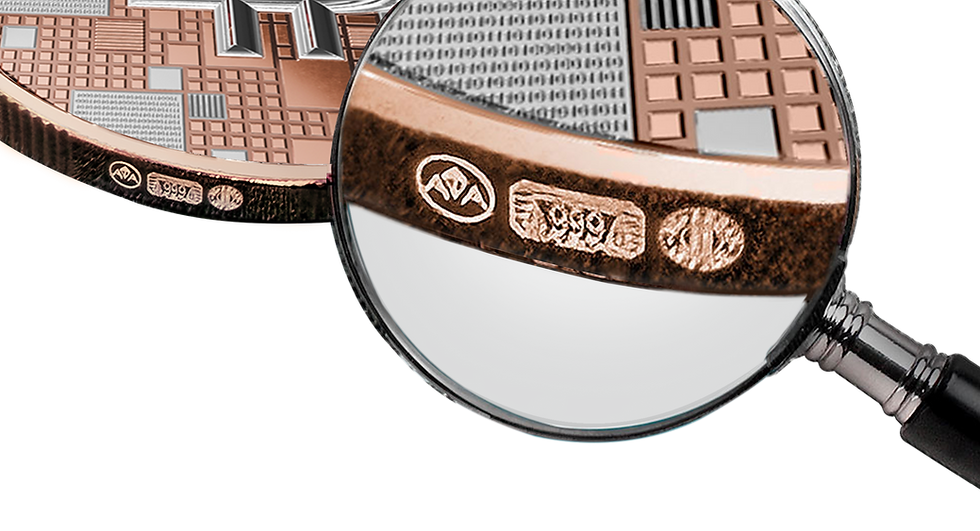 Miniatura: Project Whale: Rose Gold + Platinum Edition Silver Coin Satoshi 2026 in ApoPAXX