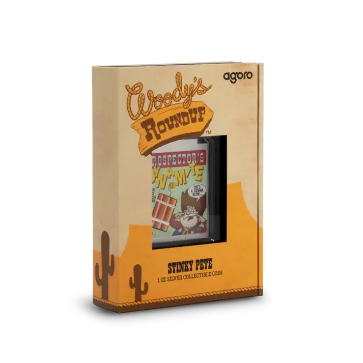 Thumbnail: 2025 Niue Toy Story Woody's Roundup Stinky Pete, the Prospector 1 oz Silver Coin