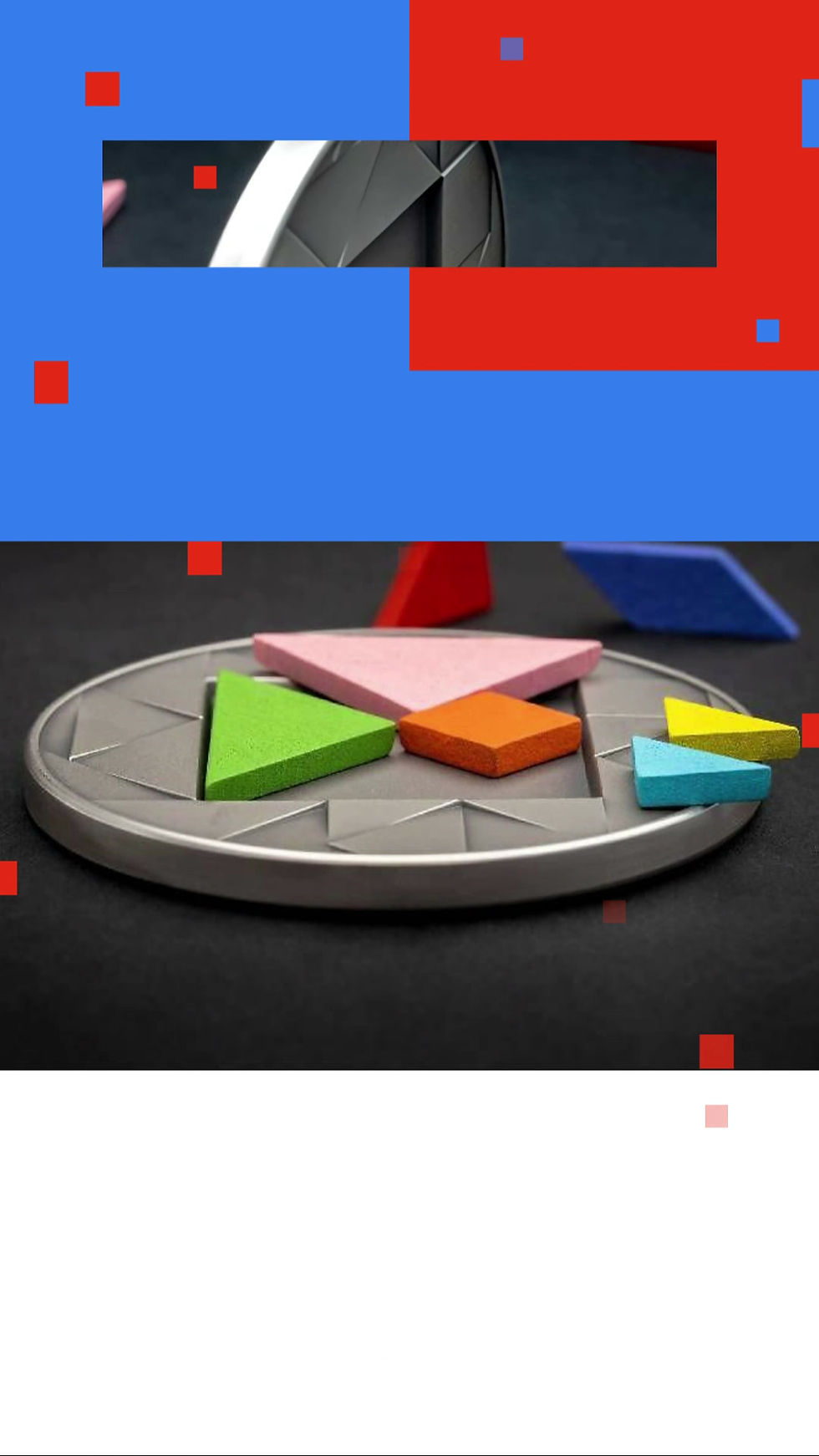 Miniaturbild: TANGRAM 2 oz 50mm Silver Coin with Real Puzzle Inlay Niue 2023