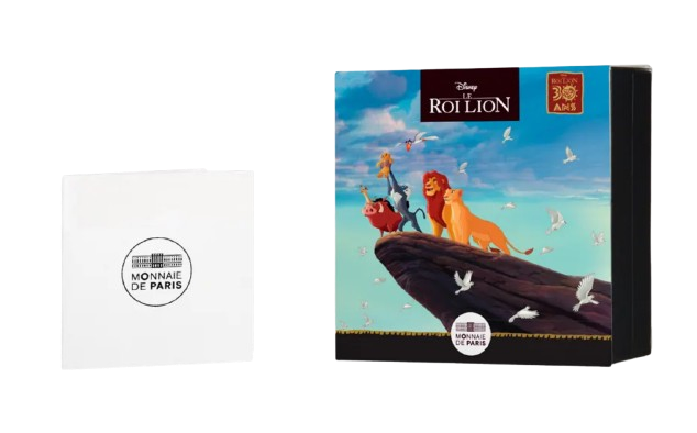 Miniature : Disney The Lion King - 30th anniversary Silver coin - Proof 10€  France 2024