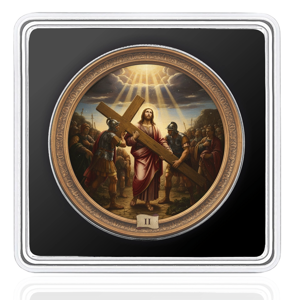 Station II - Via Crucis: The 15th Stations Series - 1oz .999 Silver 1$ USA 2026