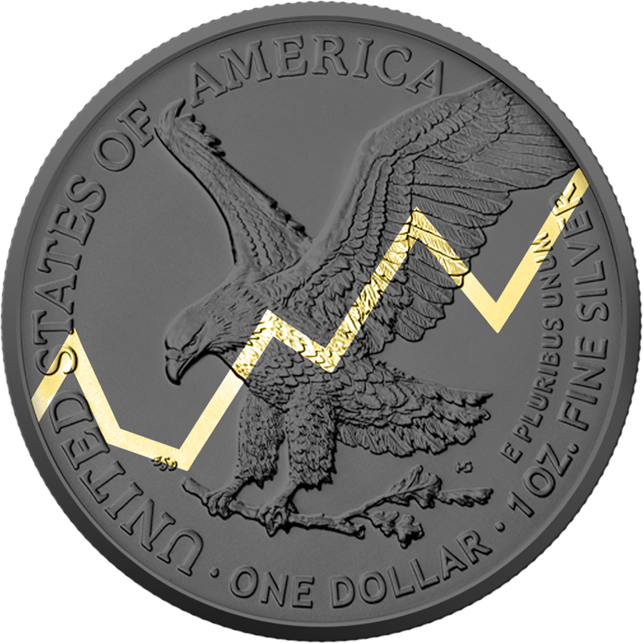 Miniatura: American Eagle Hossa Edition 1 Oz .999 Silver Coin 1$ USA 2024