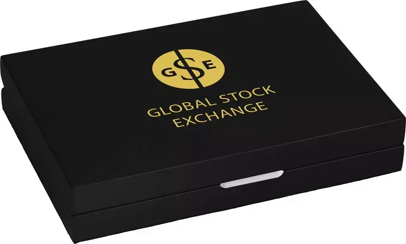 Miniatura: Global Stock Exchange – Asia Edition - 5 x 1g 999.9 Gold 2000 Francs Guinea 2025