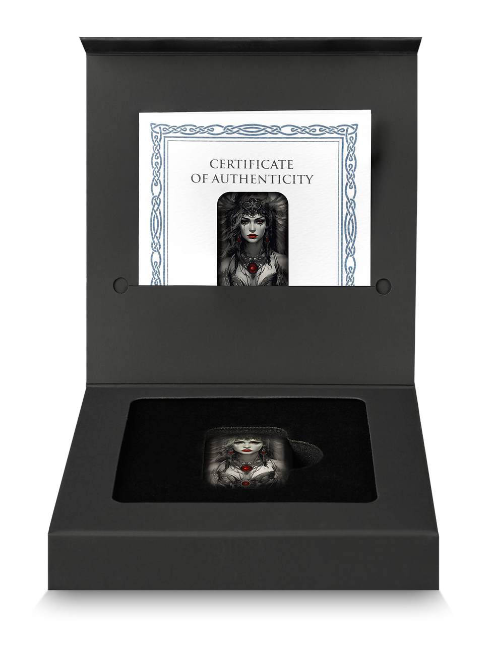 Miniature : Goddesses: Freyja - 2 oz 999.9 Silver Cast Bar