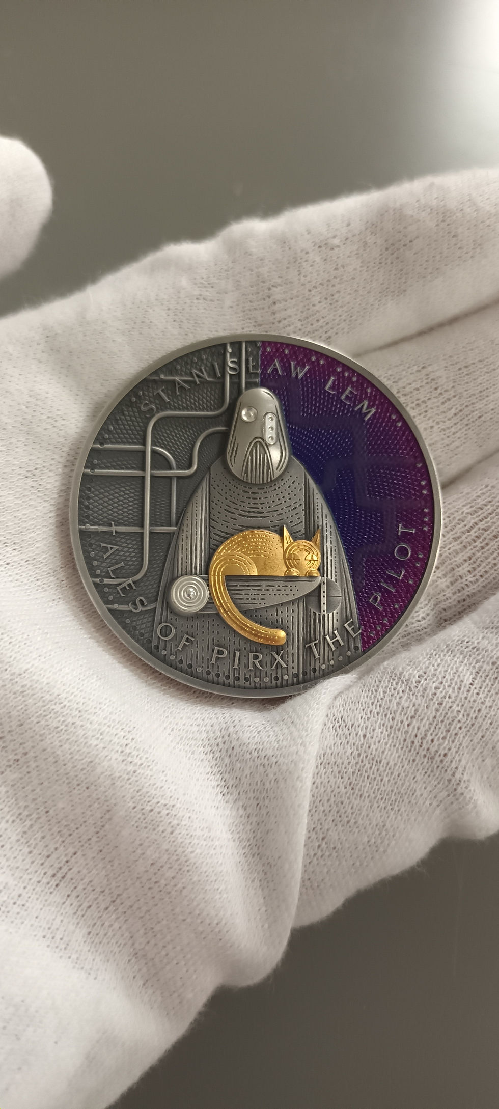 Miniatura: Tales of Pirx the Pilot - Stanislaw Lem - Science Fiction 2oz .999 Silver 2024