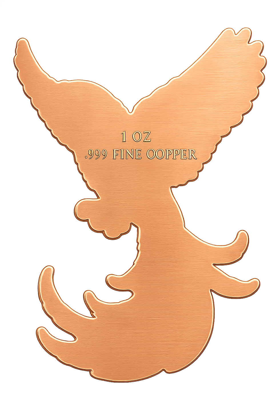 Thumbnail: Rainbow Parrot Shaped 1 oz .999 Copper Medal