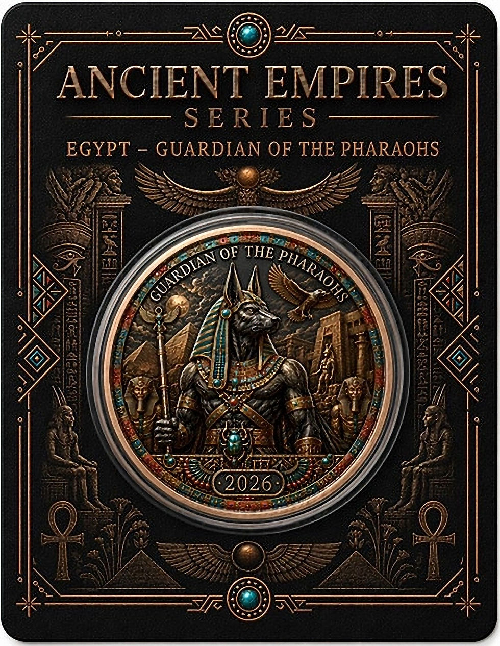 Miniaturbild: Egypt – Guardian of the Pharaohs: Ancient Empires Series 1 Oz .999 Copper Round