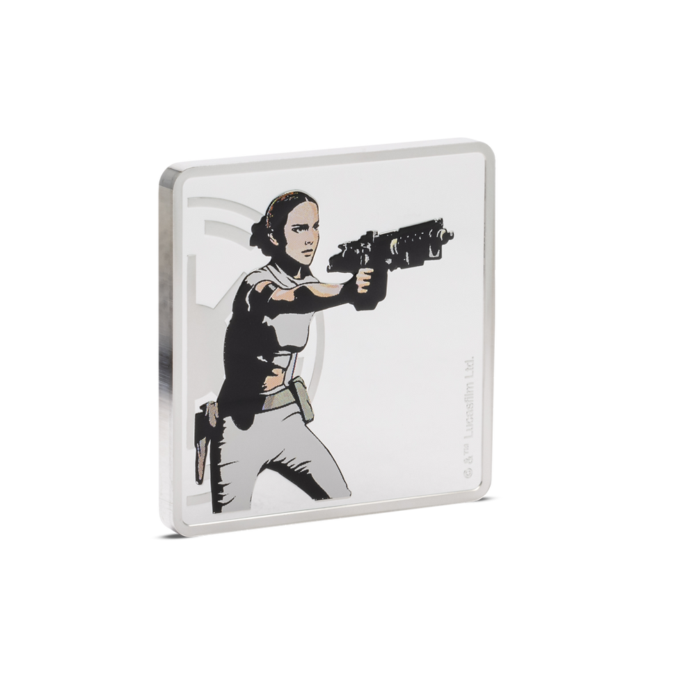 Miniatura: Star Wars Anakin Skywalker vs Padme Amidala 1oz Silver Medallion