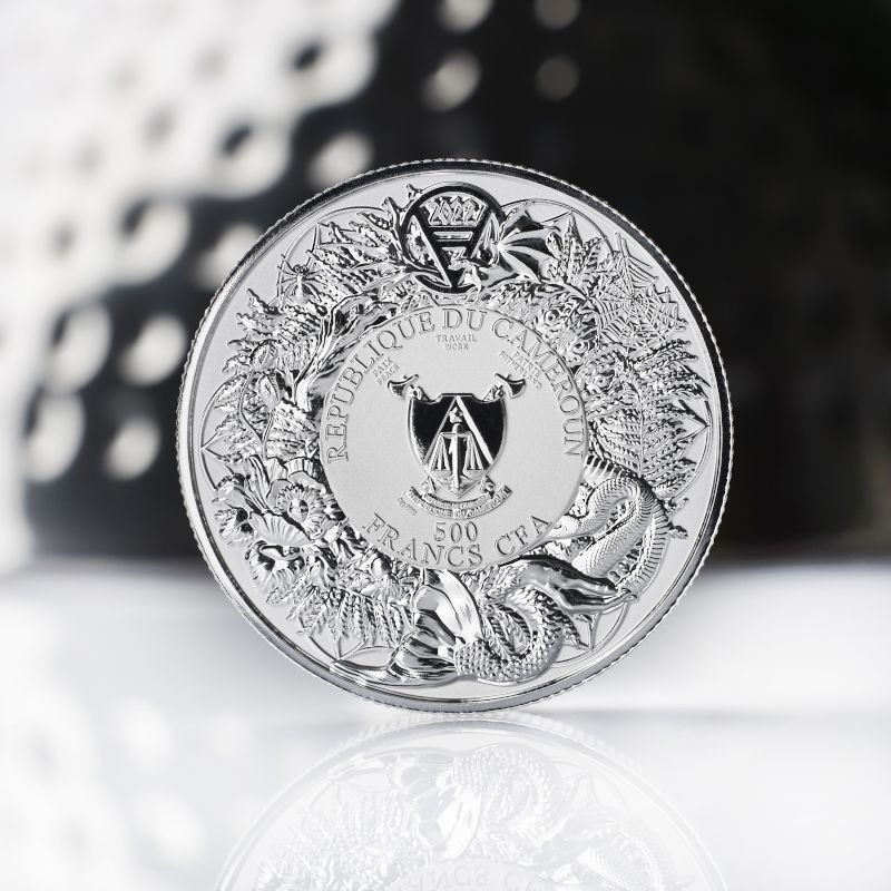 Miniatura: 500 FRANCS RUSALKA - SLAVIC BESTIARY 1 oz .999 Silver BU