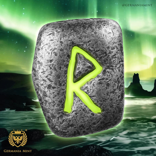 RAIDO Rune 1oz 999.9 Silver Coin Germania Mint 2024 | Gold