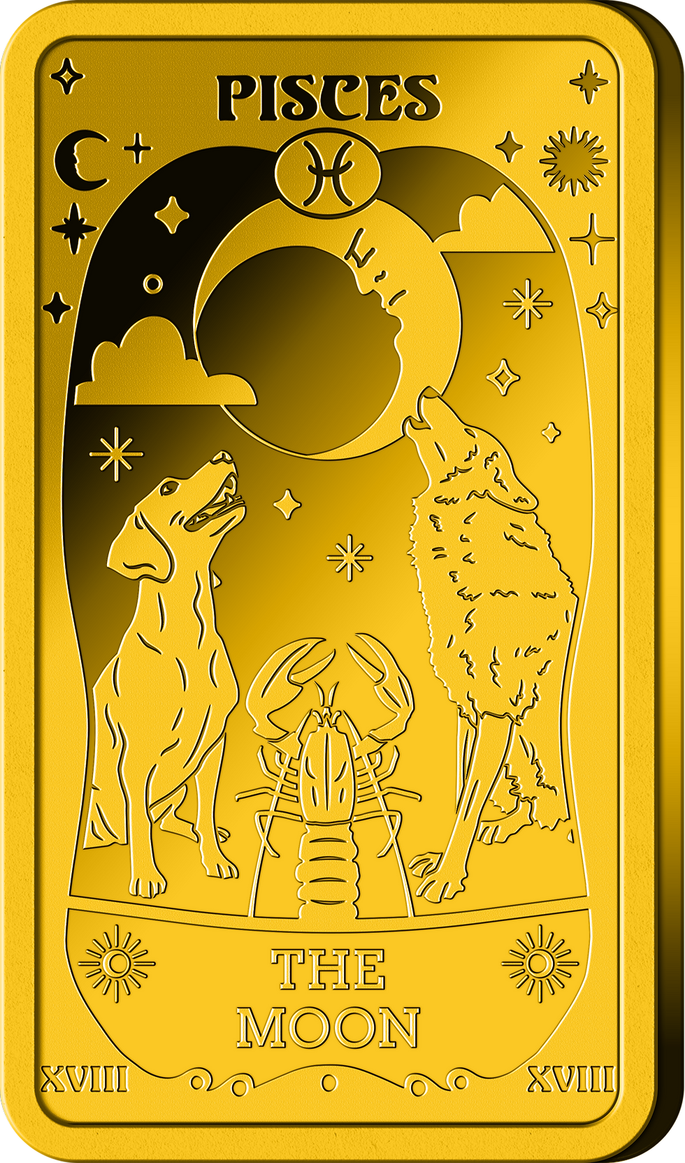 Miniatura: Zodiac Signs & Tarot - 12 x 1/200oz 999.9 Gold Coin 50 Tala Samoa 2027