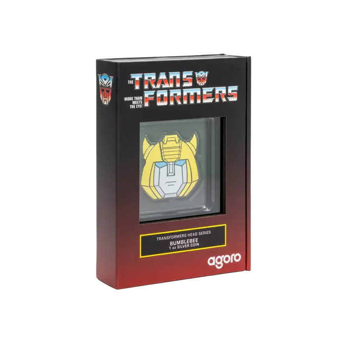 Miniatura: Transformers Heads - Bumblebee - 1oz .999 Silver Coin
