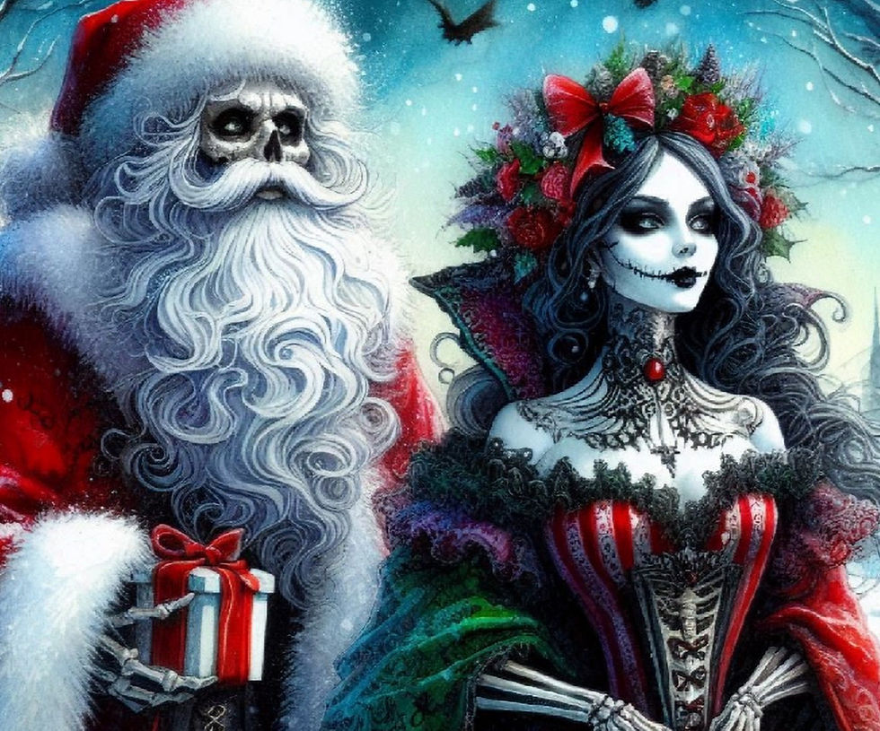 Miniatura: Gothic Noel 2 oz .999 Fine Silver Official Christmas 2024 Loaf By Hayleybug Mint