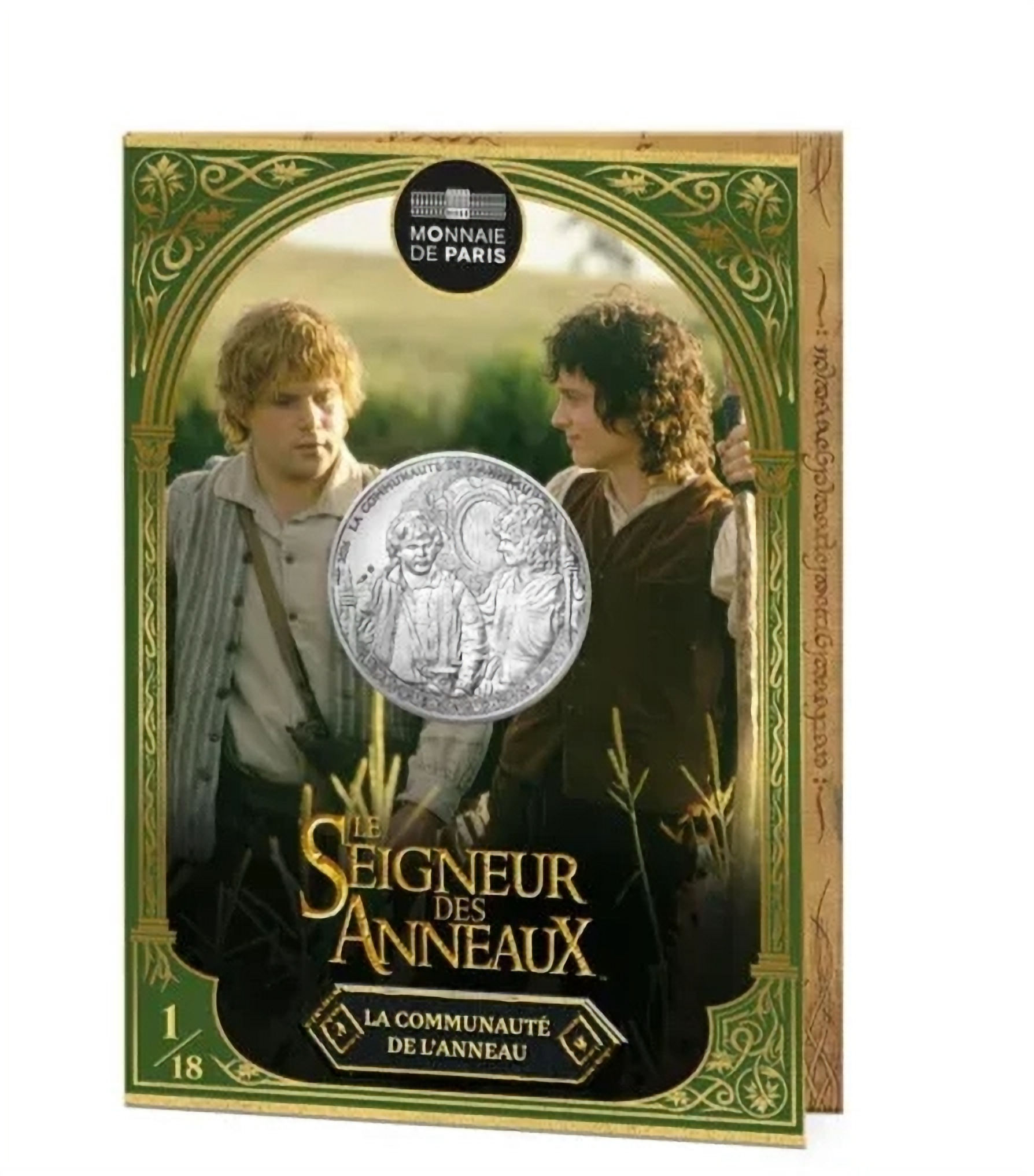 Frodo and Samwise - 13g Silver Coin 10€ France 2026 (Lord Of The Rings)