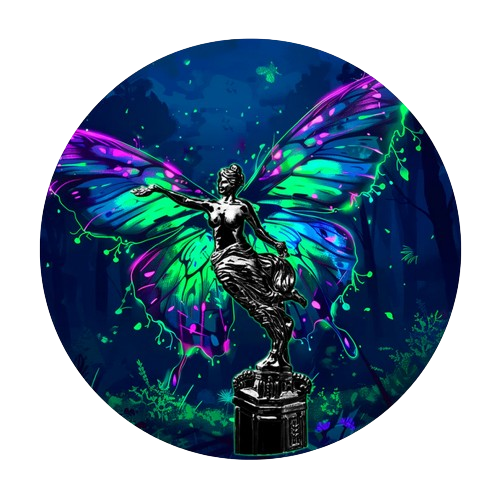 Miniatura: 2023 Mexico Libertad .999 silver Colorized Pandorian Butterfly Neon 1oz Coin
