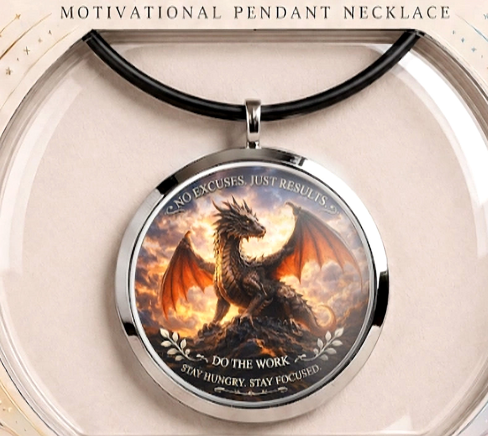 Inspired Spirit - The Dragon Colorized 1 oz Copper Pendant