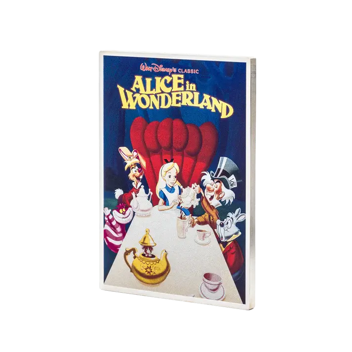 Miniaturbild: Disney - Alice in Wonderland Collectible Poster 5oz .999 Silver $10 Niue 2024