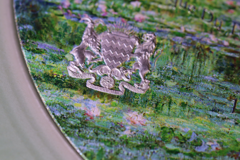 Miniatura: WATER LILY POND 1889 Claude Monet 2 Oz Silver Coin 10000 Francs Chad 2024
