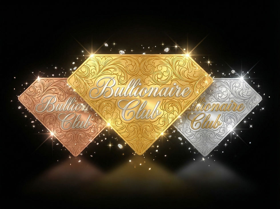BULLIONAIRE CLUB Mysterie Pack: Series One: 1oz Gold diamond Chase