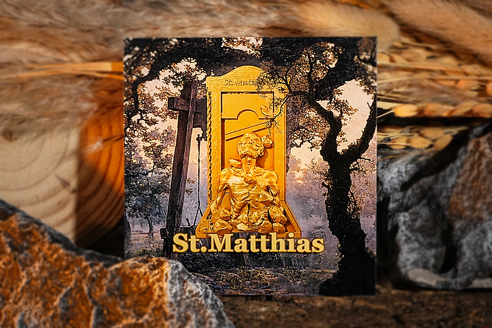 Miniatura: St. Matthias: 12 Apostles Series Gold Glided 2oz Silver Coin 2000F Cameroon 2025