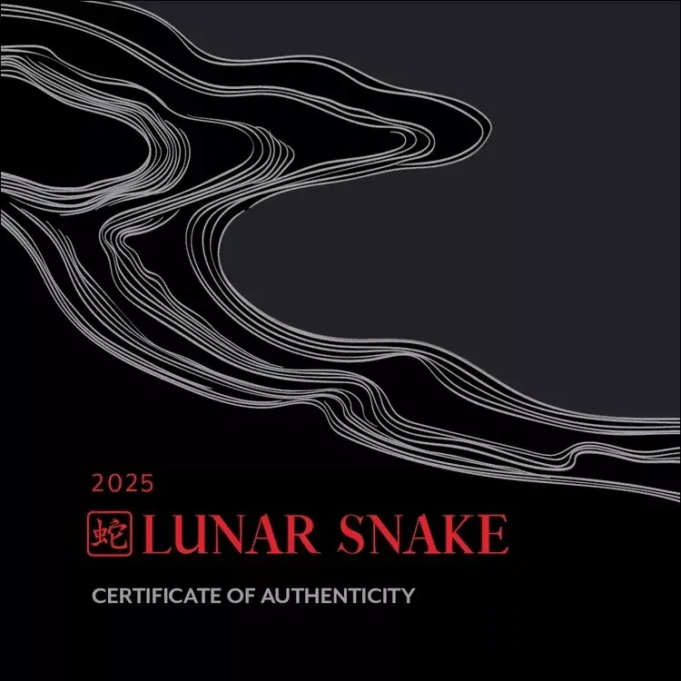 Thumbnail: LUNAR SNAKE 5 Oz Silver Coin 10$ Niue 2025
