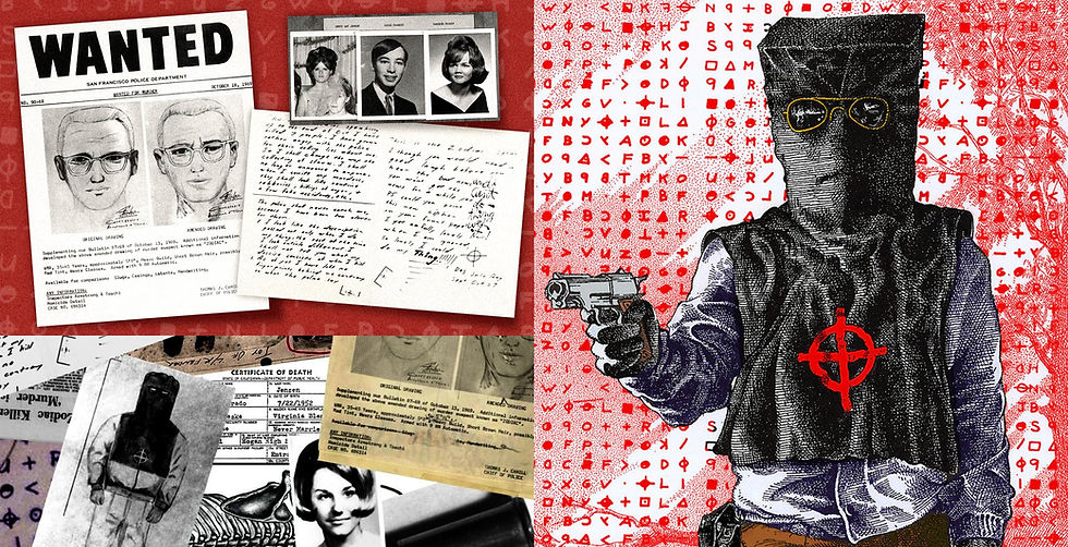 Miniature : Zodiac Killer - True Crime Series - 2 oz  .999 Silver Coin - 10000F Chad 2025