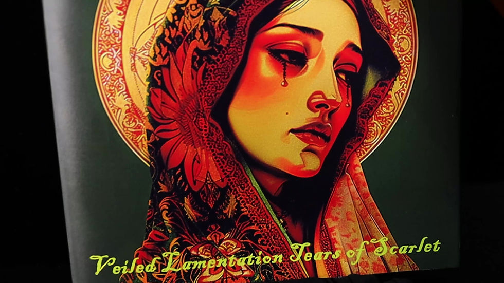 Miniatura: Veiled Lamentation Tears of Scarlet - Echoes of the Heart 1oz .999 Silver 2025