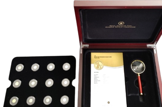 Miniaturbild: 2013 Canada The Most Affordable Gold Coin Collection 12 Coin Set