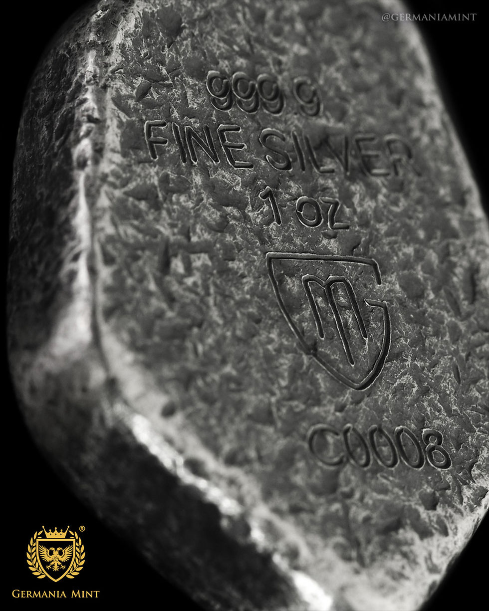 Thumbnail: Isaz Rune 1oz 999.9 Silver Coin Germania Mint 2025