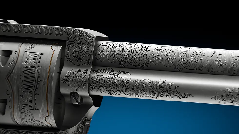 Thumbnail: JFK's Revolver - 2 o z.999 High Relief Silver Coin - 5 Tala Samoa 2027