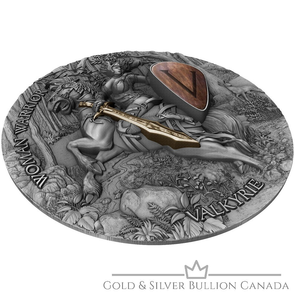 Miniaturbild: VALKYRIE Woman Warrior 2 Oz Silbermünze 5$ Niue 2020