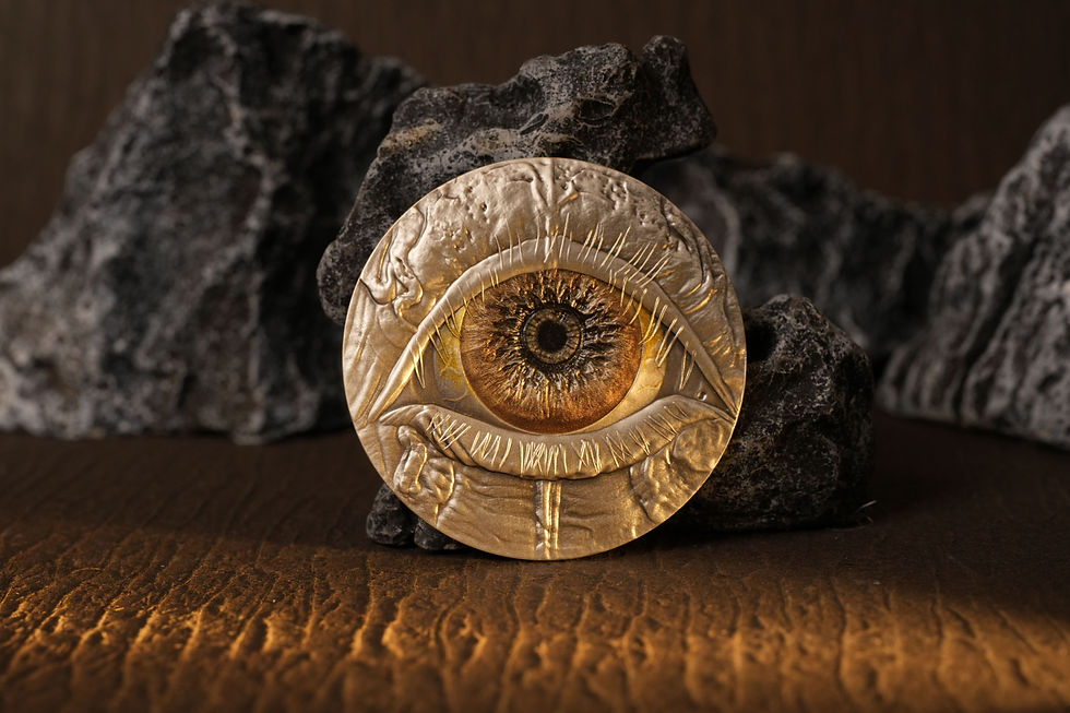 Miniature : Polyphemus the Cyclops 1oz .999 Silver Coin High Relief 1000 Francs Gabon 2025