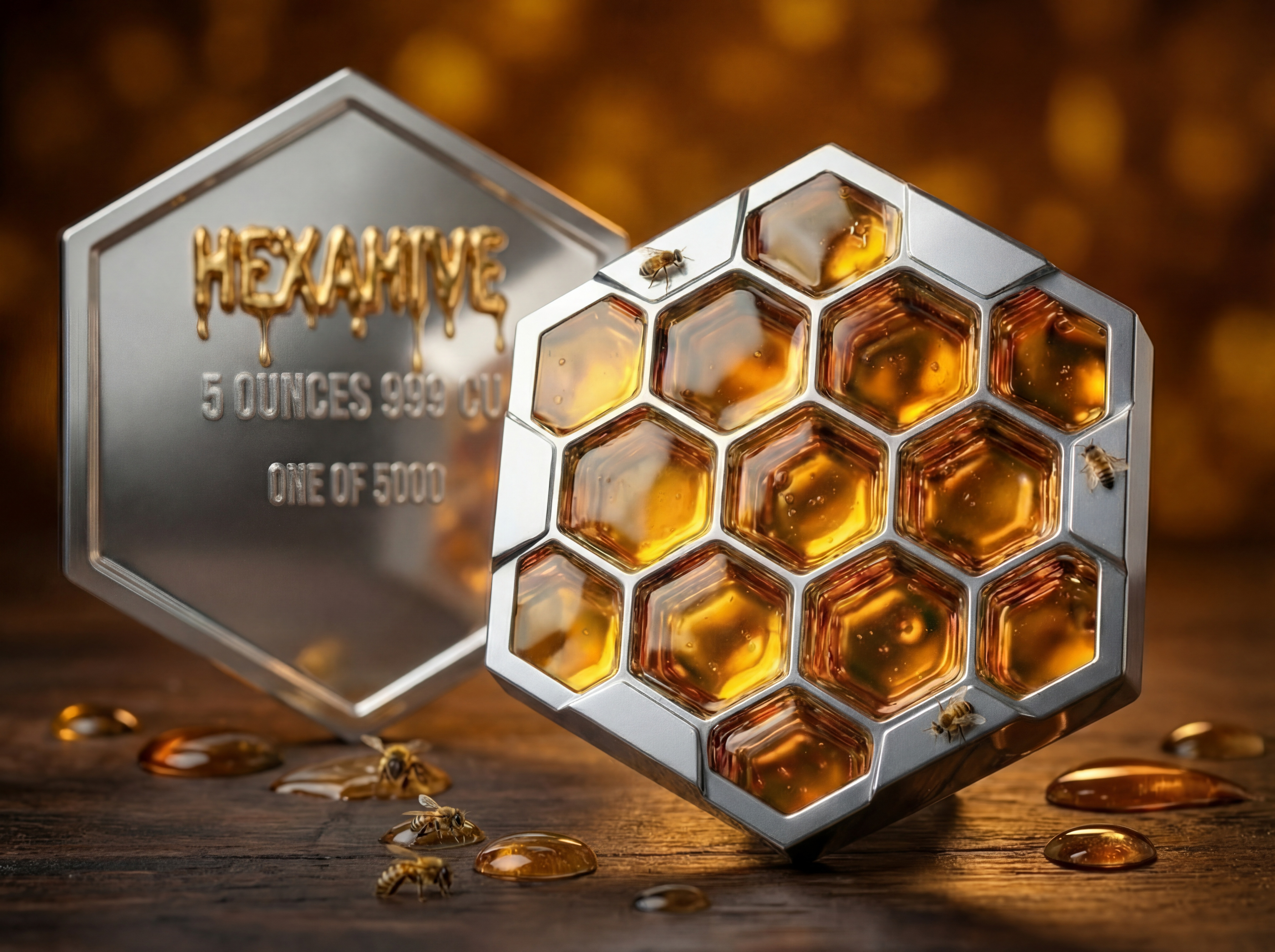 HEXAHIVE - 5oz .999 High Relief Copper Coin 2026