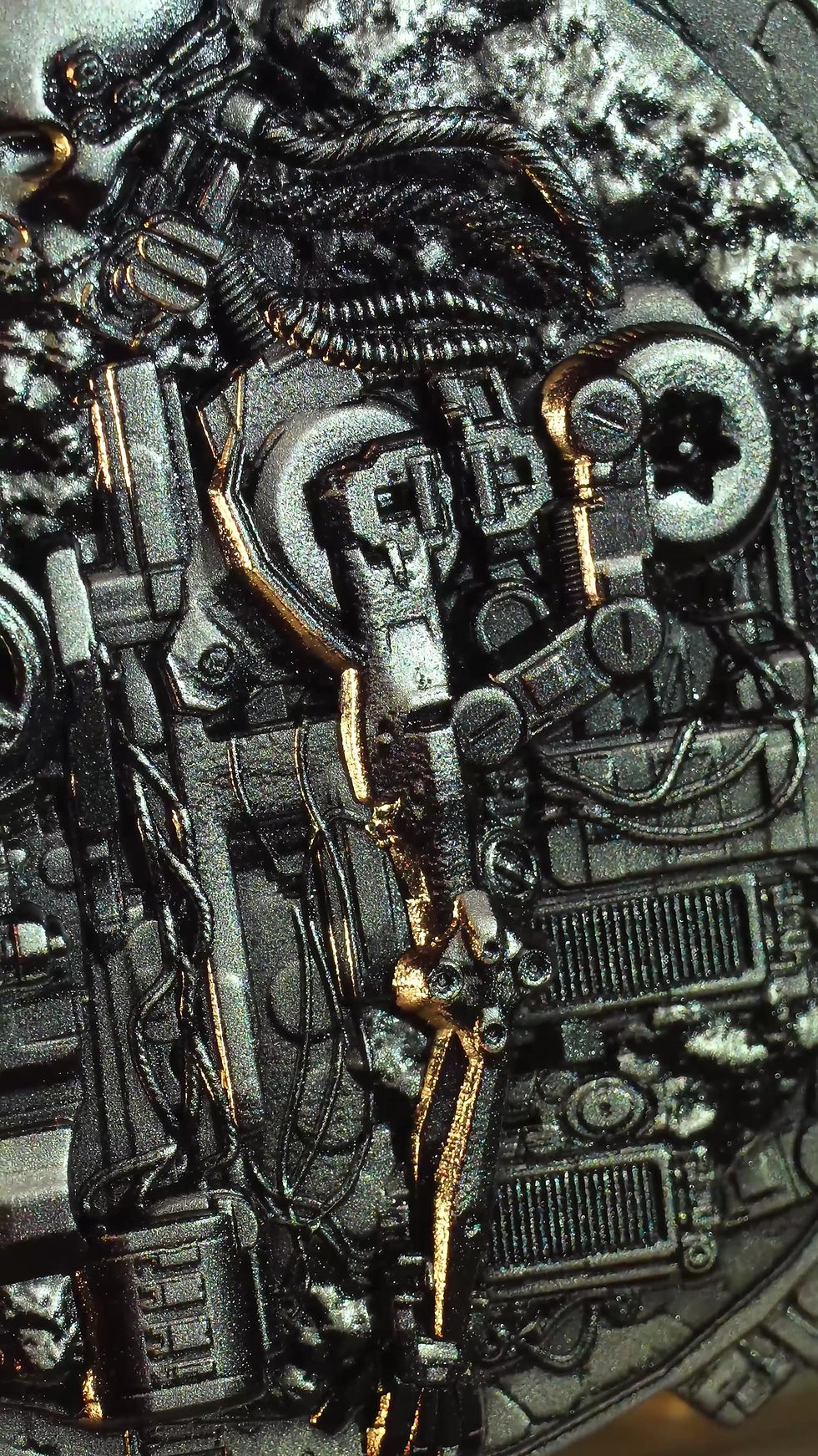 Miniature : Steampunk Series: Steam-Driven Skull - 2oz .999 Silver High Relief Cameroon 2025