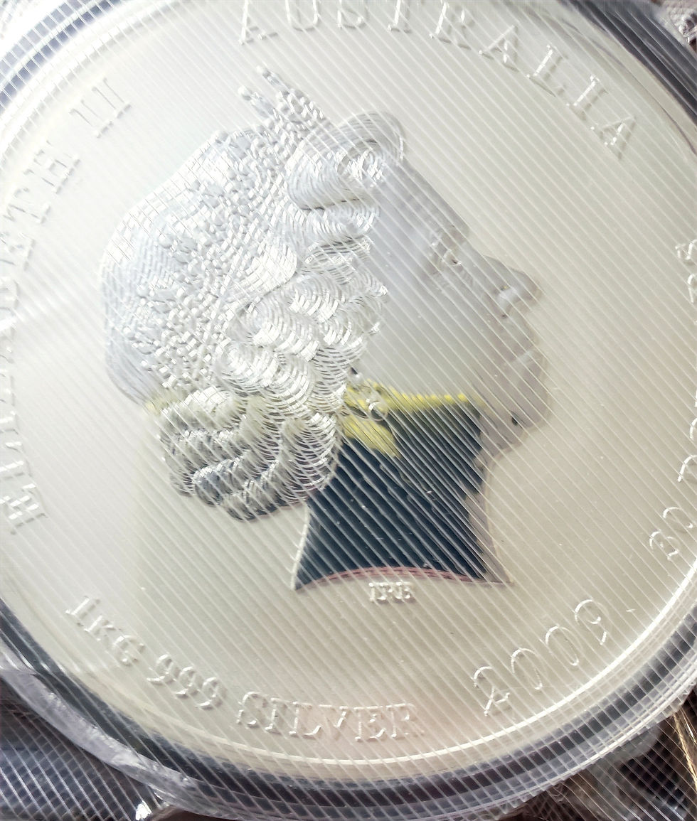 Miniatura: YEAR OF THE OX – AUSTRALIA LUNAR – 2009 1 Kilo Pure Silver Coin in Capsule – Per