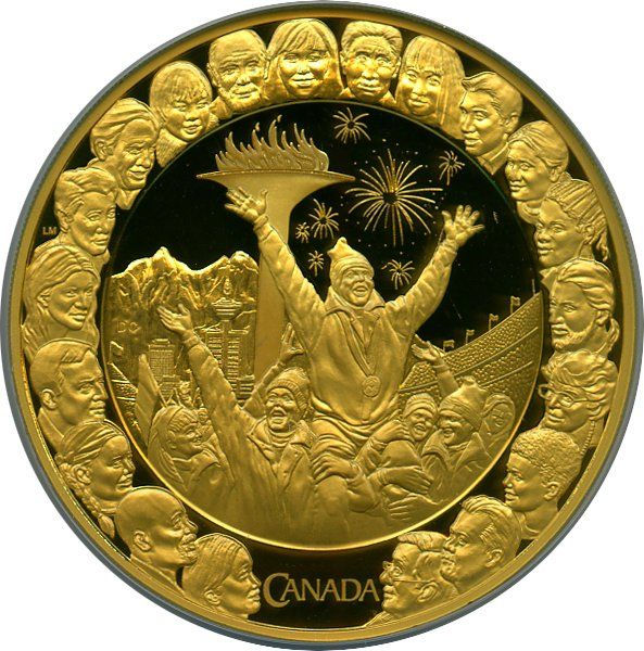 2009 Canada Gold $300 Olympic Ideals PF-70 NGC