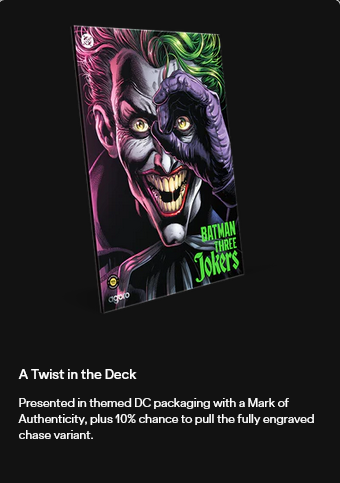 Miniatura: Batman Three Jokers #3 - The Comedian - 1 oz Silver Collectible Foil