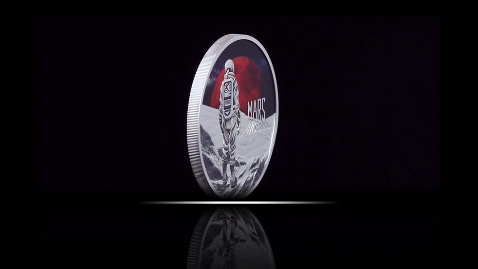 Miniaturbild: 2024 Niue Mars from Phobos 1 oz Silver Coin