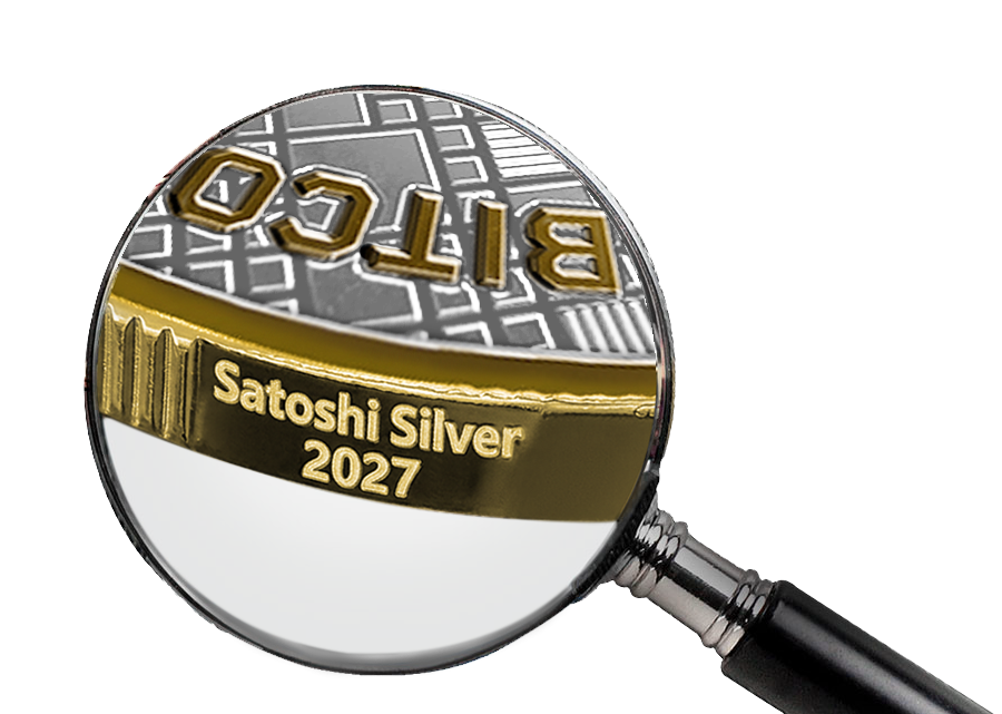 Thumbnail: Core Series 2027: Signature Limited Edition Silver Coin Satoshi 2026 in Apopaxx