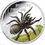 Miniatura: Tuvalu Deadly and Dangerous 2012 FUNNEL WEB SPIDER .999 1 uncja srebrna moneta 1 $ Perth