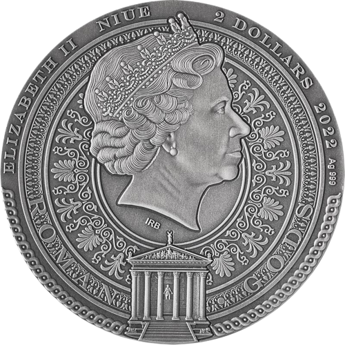 Miniaturbild: JUNO ROMAN GODS 2 oz Ultra High Relief Pure Silver Coin Niue 2023