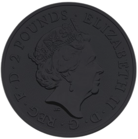 Miniatura: 2021 1 oz £2 GBP Srebro UK Wielka Brytania Mity i legendy Robin Hood w ogniu