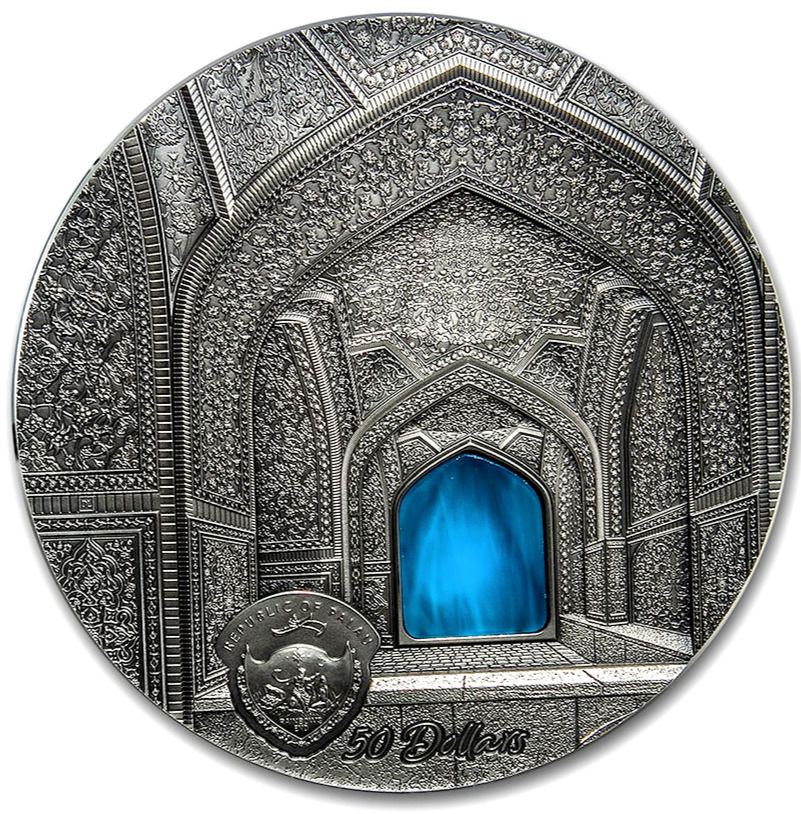 Miniatura: TIFFANY ART Isfahan 1 Kg Kilo Silver Coin 50$ Palau 2020