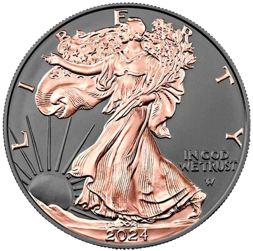 Thumbnail: US EAGLE Her Majesty 1 Oz Silver Coin 1$ US Mint 2024