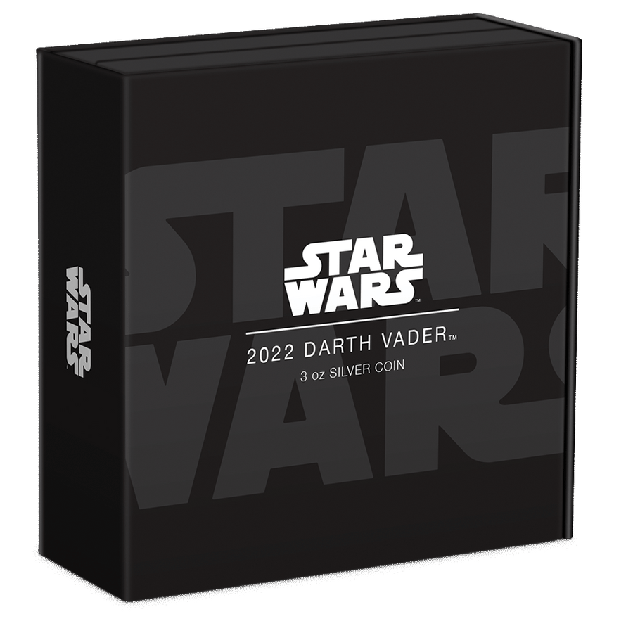 Miniaturbild: DARTH VADER 2022 3 oz Pure Silver Proof Coin – Niue – NZ Mint