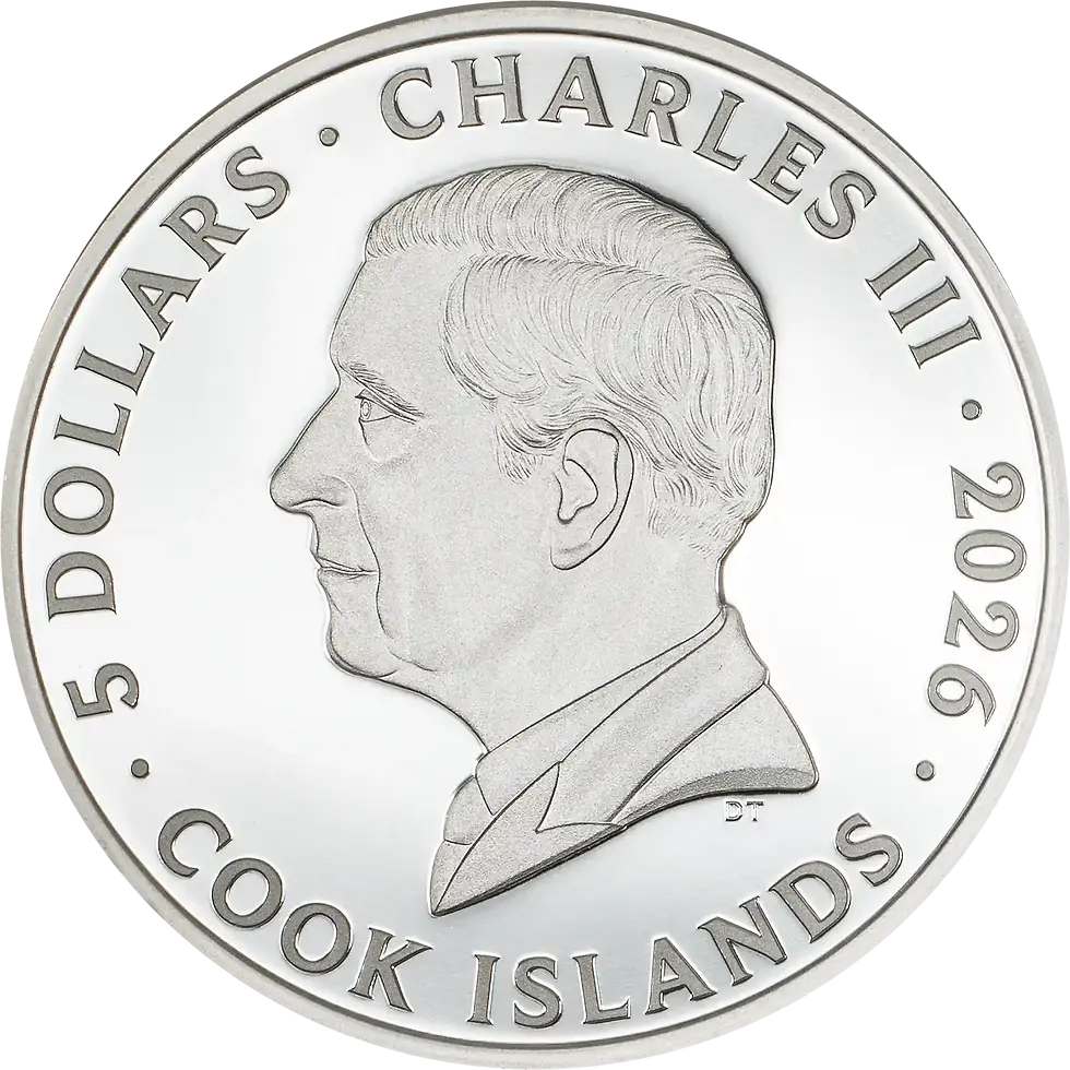 Thumbnail: GLUTTONY Seven Deadly Sins Panda 1 Oz Silver Coin 5$ Cook Islands 2026