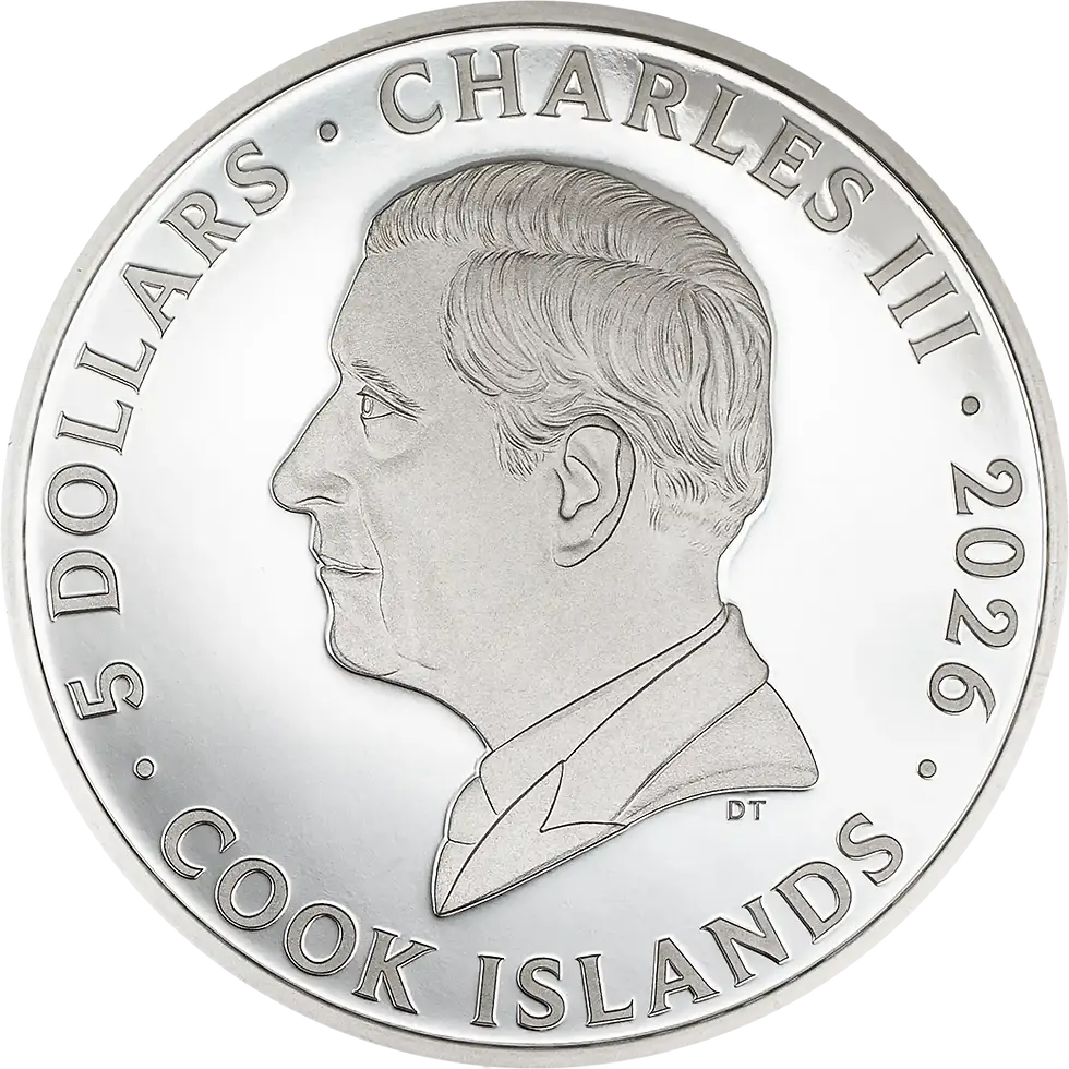 Miniatura: Pride Seven Deadly Sins Bull 1 Oz Silver Coin 5$ Cook Islands 2026