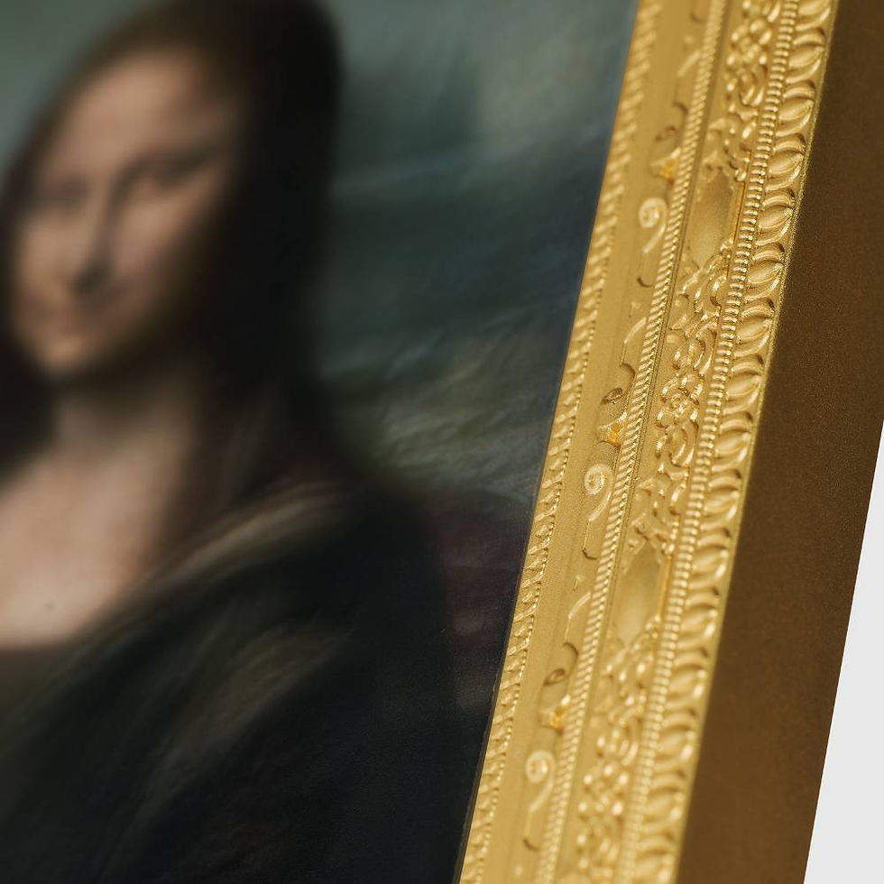 Miniatura: MONA LISA Leonardo Da Vinci 2 Oz Silver Coin 10000 Francs Chad 2022